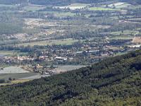 Montagne de Chabre  Zoom se village de Ribiers (Vallée du Buëch)