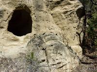 Les paysages  Petit habitat troglodyte dit la « Pétête » 3/3