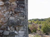 Vestiges du château de Châteauneuf de Chabre - XIIIe  Angle Nord/Est du donjon