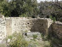 Plateau de Ganagobie (04)  Chapelle Saint-Martin - L'abside (intérieur) ...