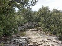 Plateau de Ganagobie (04)  Muret à l'Ouest du plateau ...