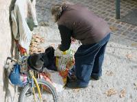 Scènes de rue  SDF à Sisteron