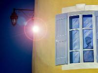 Sépia - Filtres - N&B partiel  Trompe l'oeil à Cruis (Alpes de Haute Provence)