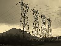 Sépia - Filtres - N&B partiel  Haute tension (Sisteron - Alpes de Haute Provence)