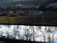 Sisteron - Ancienne route Napoléon  Reflets sur la Durance