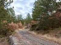 Sisteron - Ancienne route Napoléon  Autre vue sur le chemin