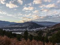 Sisteron - Ancienne route Napoléon  Vue sur Sisteron