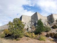 Sisteron  Citadelle de Sisteron (Ouest). A gauche, la guérite du Buech