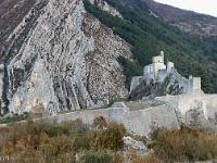 Sisteron - Balade au Collet  Vue sur la citadelle (Nord) et le rocher de la Baume