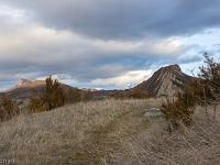 Sisteron - Balade au Collet  Vue sur Gache et la Baume