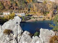 Sisteron - Le Collet  Vue sur le rocher du Dromadaire et le Buech