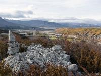 Sisteron - Le Collet  Vue vers l'Ouest et la vallée du Buech