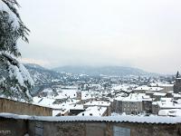 Sisteron sous la neige  Vue sur la ville