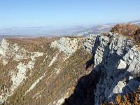 Tour du cirque de Valbelle  Vue vers l'Est