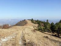 Tour du cirque de Valbelle  Le sentier (sens inverse de la marche)