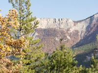 Tour du cirque de Valbelle  Vue sur les crêtes de Lure ou j'étais tout à l'heure