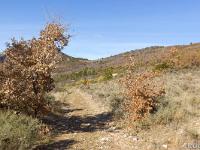 St May - Col de St May  Sur le trajet à l'allée. On voit au loin au centre le col de Saint May ou nous nous rendons