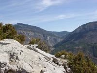 Rémuzat - Rocher du Caire  Le payasage