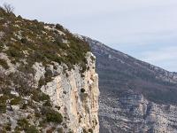 Rémuzat - Rocher du Caire  Les falaises ou nichent les vautours au dessus de Rémuzat