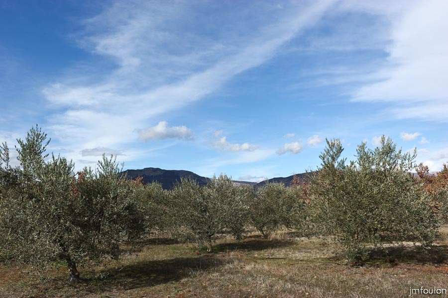 salignac-09web.jpg - Vue vers le Nord/Est depuis le plateau de Salignac. A gauche, la montagne de la Baume