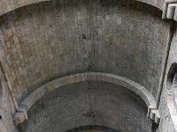 Abbaye de Boscodon  La voûte en berceau de l'église abbatiale