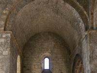 Abbaye de Boscodon  Transerpt (ouest) de l'église abbatiale