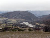 Du côté de Bevons un jour pluvieux d'hiver  Le Jabron et Mongervis (751m)