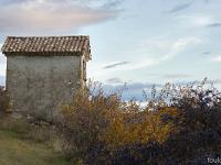 Cabanons  Châteauneuf Val Saint Donat - Cabanon au niveau des Barrugues (Ouest)  en automne