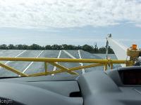 Camargue  Sur le bac de Barcarin à Port Saint Louis du Rhône pour traverser le Grand Rhône 1/2