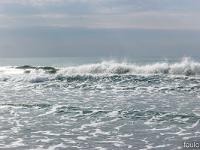 Littoral  Mer houleuse ...