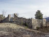 Chapelle Saint Laurent (XIIe) - Barret sur Méouge  Entrée du cimétière à l'Ouest de la chapelle 1/3
