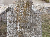 Chapelle Saint Laurent (XIIe) - Barret sur Méouge  Epitaphe 1875