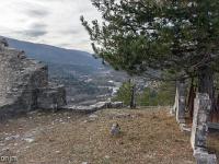 Chapelle Saint Laurent (XIIe) - Barret sur Méouge  Vue sur la vallée de la Méouge depuis le cimetière