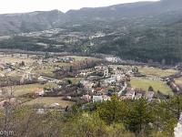 Chapelle Saint Laurent (XIIe) - Barret sur Méouge  Vue sur le village de Barret sur Méouge depuis la chapelle