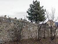 Chapelle Saint Laurent (XIIe) - Barret sur Méouge  Mur Sud du cimetière