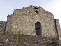 Chapelle Saint Laurent (XIIe) - Barret sur Méouge  L'entrée au Sud