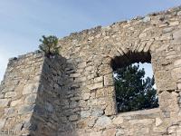 Chapelle Saint Laurent (XIIe) - Barret sur Méouge  Un petit pin pousse sur le contrefort le plus au Sud ! ...