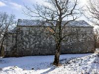 Chapelle Sainte Madeleine (XIIe)  Façade Ouest (photo janvier 2021)
