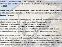 Chapelle de Dromon - Saint Geniez