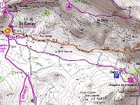 Chapelle de Dromon - Saint Geniez  On accède à la chapelle de Dromon par Saint Geniez puis le hameau de Chabert ou l'on se gare. Un chemin nous y mène ensuite