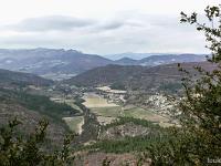 Chapelle Saint-Pons - XIIe  Vue sur Valbelle et le paysage au Nord
