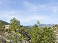 Chapelle Saint-Pons - XIIe  Paysage en montant de Valbelle