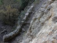 Chapelle Saint-Pons - XIIe  Le seniter depuis le petit pont de la chapelle