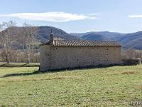 Chapelle Saint Christol commune de Mirabeau  Vue sur la façade Nord de la chapelle