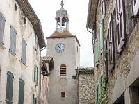 Châtillon En Diois - Drôme  Rue des Rostangs et tour de L'Horloge ...