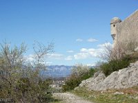 Sisteron : Collet - Virail - Marquise  Vue vers le Nord et le rempart Ouest de la citadelle ...