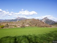Sisteron : Collet - Virail - Marquise  Vue vers le Nord/Est depuis la Marquise. En face au 1er plan, le Collet que je viens de traverser depuis Sisteron ...