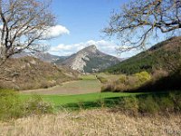 Sisteron : Collet - Virail - Marquise  Le vallon de la Marquise. Au bout, Sisteron ...