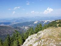 Sur les crêtes de Lure  Fin juillet 2024 - Les crêtes au niveau du cirque de Valbelle ...
