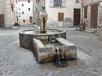 Fontaines, sources et lavoirs  A Colmars-les-Alpes (Alpes de Haute Provence)